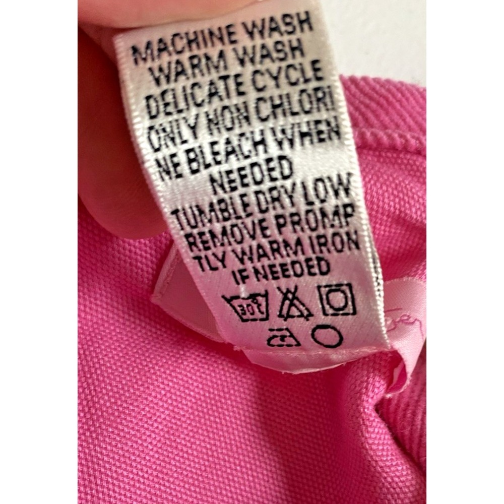 Lilly Pulitzer Wrap Skirt Girls 7 Animal Cracker Pink Soft Lightweight Corduroy - Picture 7 of 7